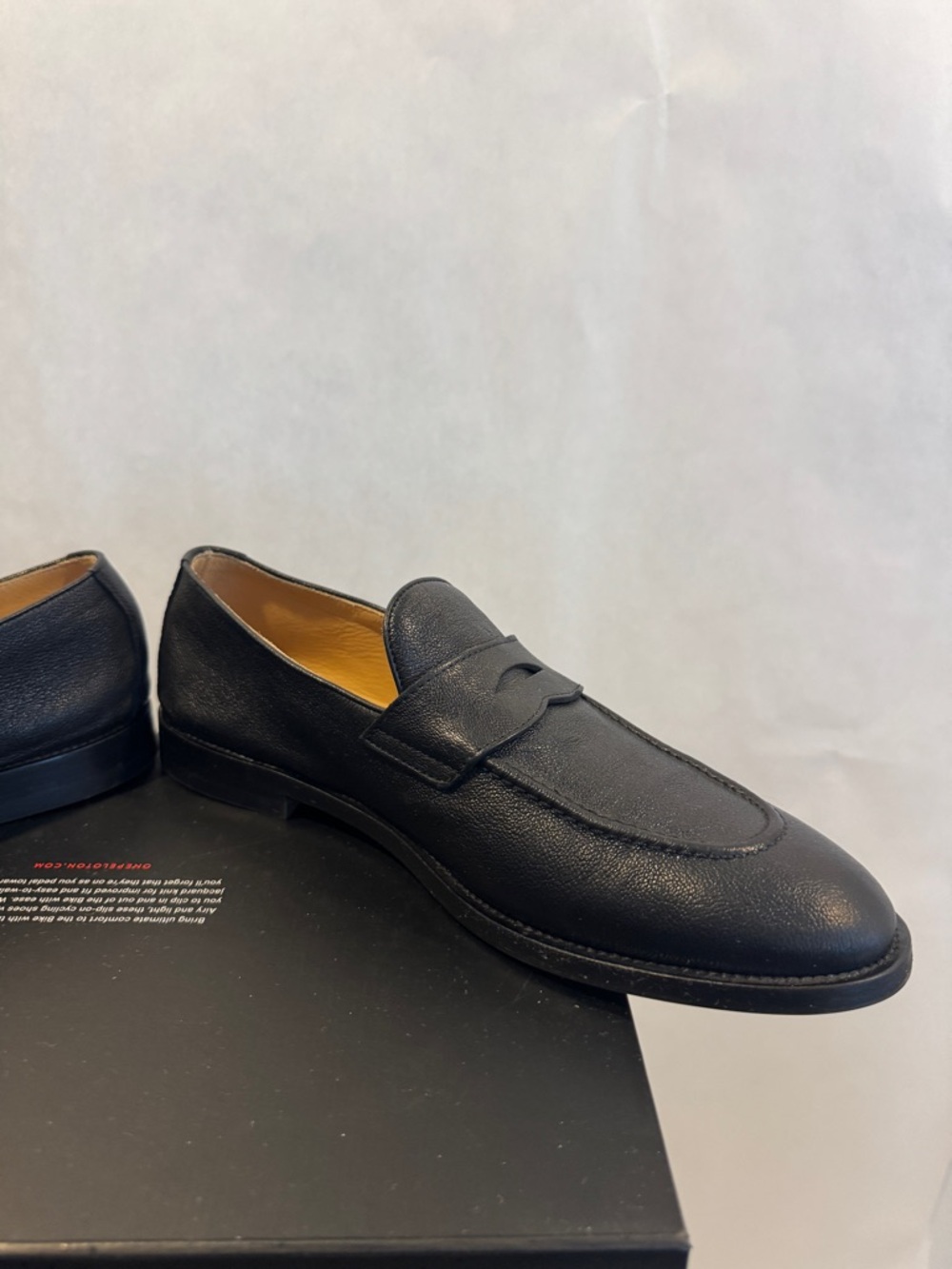 Brunello Cucinelli Black Leather Penny Loafers - Picture 8 of 16